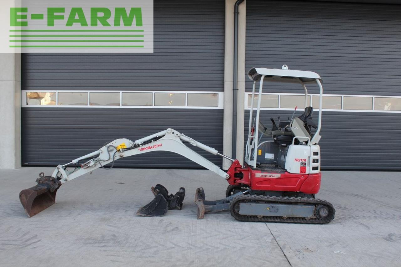 Takeuchi takeuchi tb 217 r minibagger - bagger - Mini ekskavatör: fotoğraf 1 Takeuchi takeuchi tb 217 r minibagger - bagger - Mini ekskavatör: fotoğraf 1