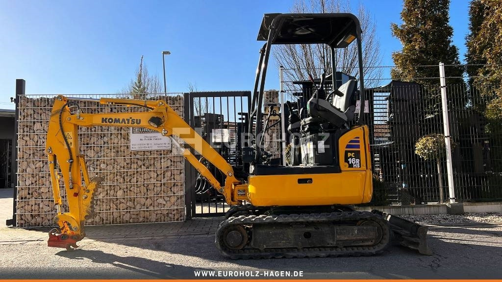 Komatsu Minibagger PC 16 R-3HS, Schnellwechsler MS01 - Mini ekskavatör: fotoğraf 2 Komatsu Minibagger PC 16 R-3HS, Schnellwechsler MS01 - Mini ekskavatör: fotoğraf 2