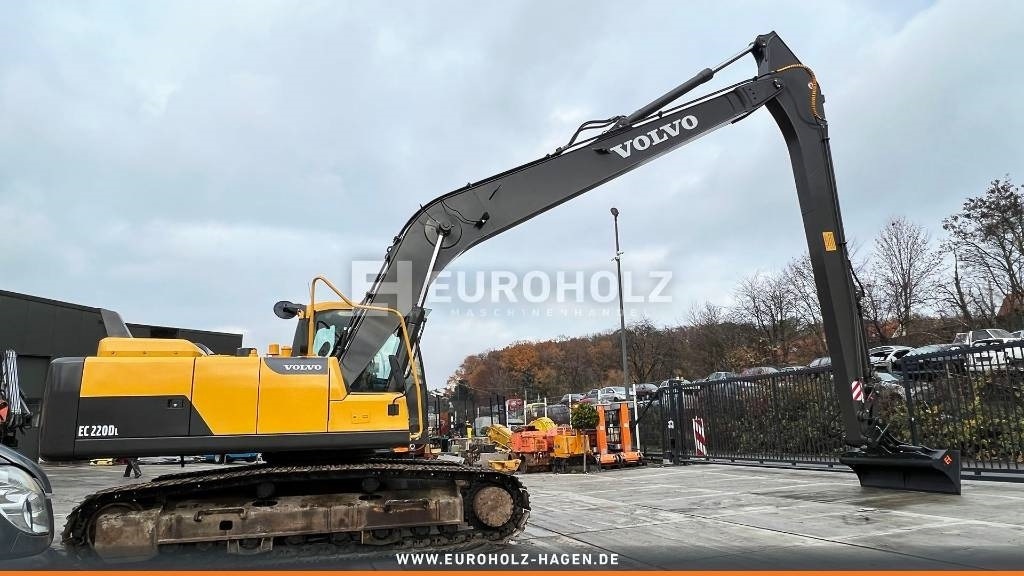 Paletli ekskavatör Volvo EC 220, Kettenbagger mit Long Reach, Kamera, Klima: fotoğraf 5