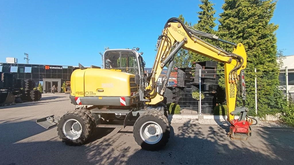 Tekerlekli ekskavatör Wacker Neuson 9503 Bagger Powertilt, SW Martin, Verstellausleger: fotoğraf 6