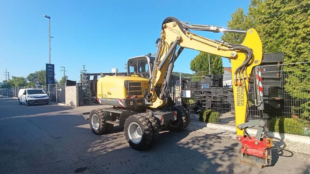 Tekerlekli ekskavatör Wacker Neuson 9503 Bagger Powertilt, SW Martin, Verstellausleger: fotoğraf 8
