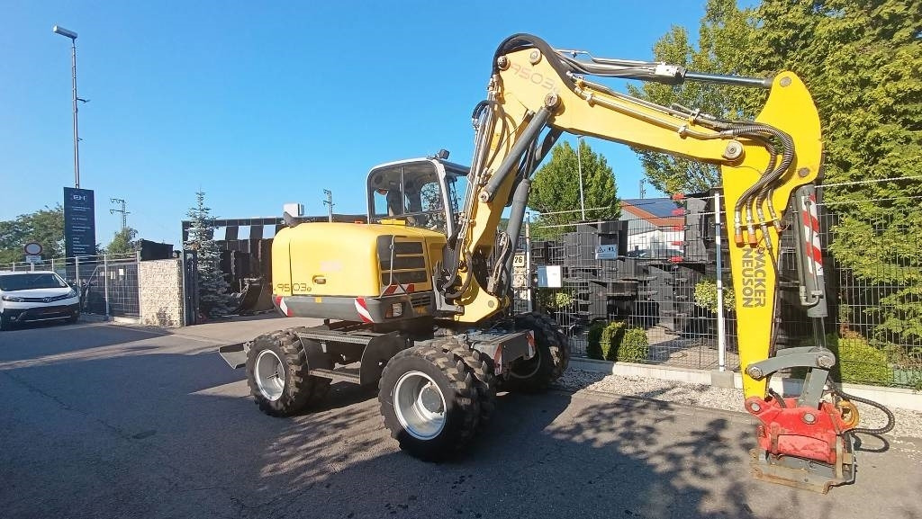 Tekerlekli ekskavatör Wacker Neuson 9503 Bagger Powertilt, SW Martin, Verstellausleger: fotoğraf 7