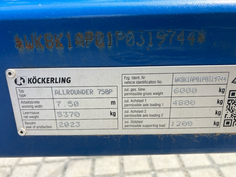 Köckerling Allrounder 750 profiline - Tırmık: fotoğraf 2 Köckerling Allrounder 750 profiline - Tırmık: fotoğraf 2