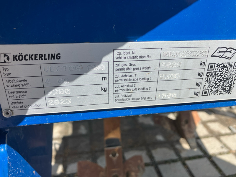 Köckerling Vector 800 - Kültivatör: fotoğraf 2 Köckerling Vector 800 - Kültivatör: fotoğraf 2