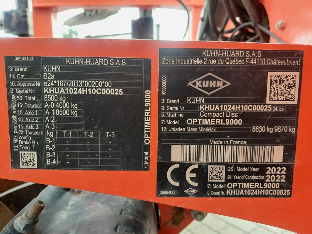 Kuhn Optimer L9000 Kuhn Scheibenegge - Disk tırmığı: fotoğraf 5 Kuhn Optimer L9000 Kuhn Scheibenegge - Disk tırmığı: fotoğraf 5