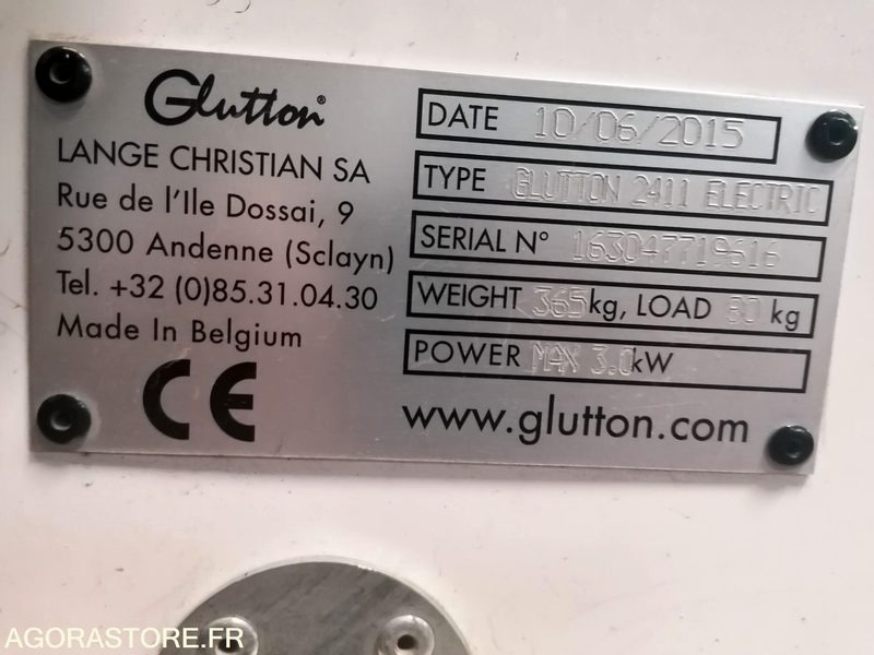 Aspirateur de voirie électrique Glutton - Endüstriyel süpürge: fotoğraf 2 Aspirateur de voirie électrique Glutton - Endüstriyel süpürge: fotoğraf 2