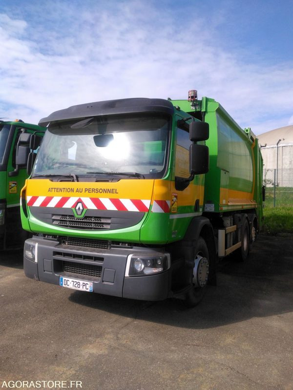 Benne à ordures ménagères Renault Eurovoirie Terberg - Çöp kamyonu: fotoğraf 1 Benne à ordures ménagères Renault Eurovoirie Terberg - Çöp kamyonu: fotoğraf 1