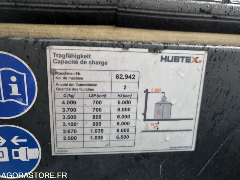 CHARIOT MULTIDIRECTIONNEL HUBTEX MQ-40 21-25 EL - 2011 - Elektrikli forklift: fotoğraf 2 CHARIOT MULTIDIRECTIONNEL HUBTEX MQ-40 21-25 EL - 2011 - Elektrikli forklift: fotoğraf 2