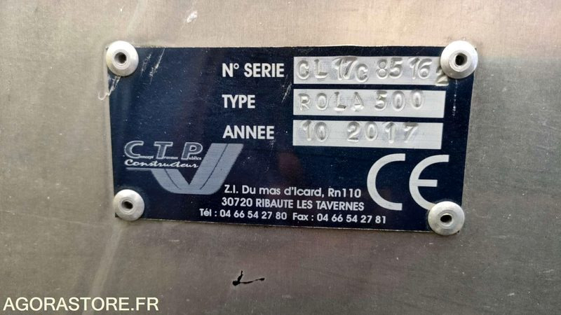 CTP ROLA 500 - 2017 - Asfalt döşeme aracı: fotoğraf 3 CTP ROLA 500 - 2017 - Asfalt döşeme aracı: fotoğraf 3