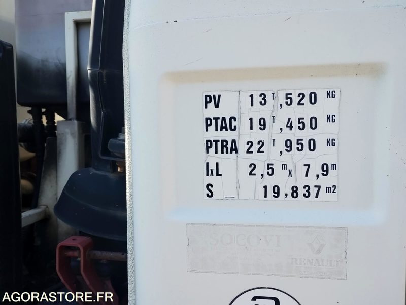 Camion 19t Hydrocureur Renault G300 Maxter – équipement Huwer - Vidanjör: fotoğraf 4 Camion 19t Hydrocureur Renault G300 Maxter – équipement Huwer - Vidanjör: fotoğraf 4