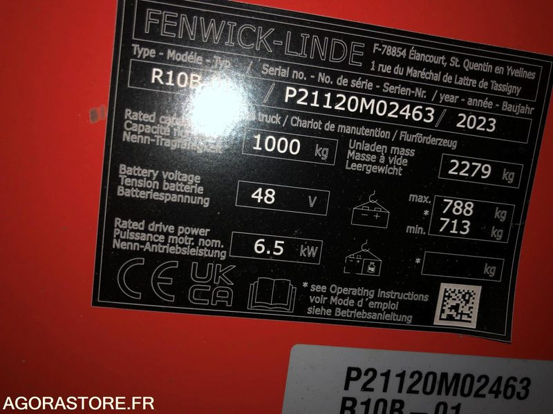 Chariot élévateur à mât rétractable - Reach truck: fotoğraf 4 Chariot élévateur à mât rétractable - Reach truck: fotoğraf 4