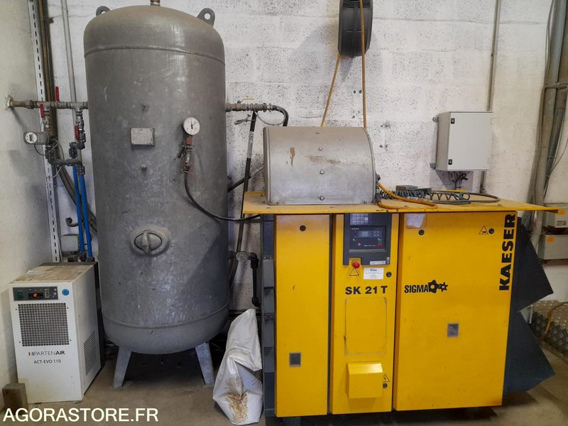 Compresseur KAESER SIGMA SK21T 2008 - 36 000h + assécheur ACT-EVO 110 2020 - Hava kompresörü: fotoğraf 1 Compresseur KAESER SIGMA SK21T 2008 - 36 000h + assécheur ACT-EVO 110 2020 - Hava kompresörü: fotoğraf 1