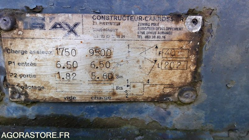 REMORQUE PORTE CAISSON - Dorse: fotoğraf 4 REMORQUE PORTE CAISSON - Dorse: fotoğraf 4