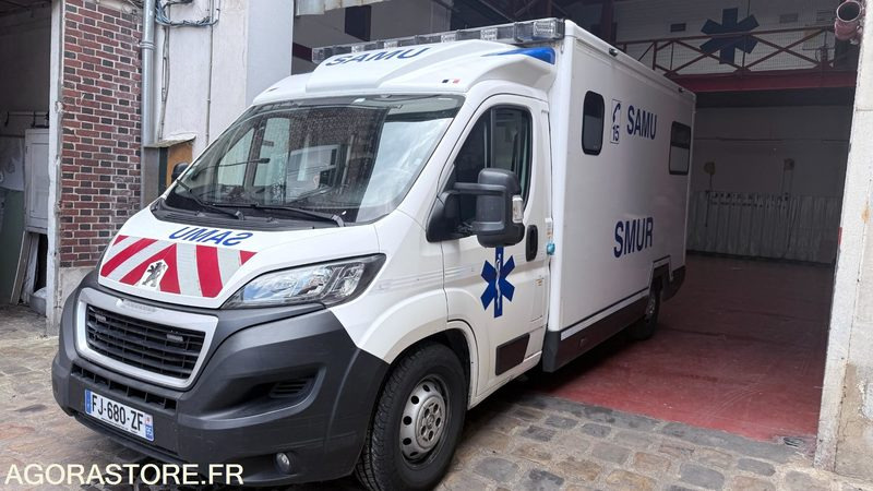 FJ-680-ZF - Non Roulant - PEUGEOT BOXER - SMUR - L3H2 4T - CG KS - 180 000 Kms - Panelvan: fotoğraf 1 FJ-680-ZF - Non Roulant - PEUGEOT BOXER - SMUR - L3H2 4T - CG KS - 180 000 Kms - Panelvan: fotoğraf 1