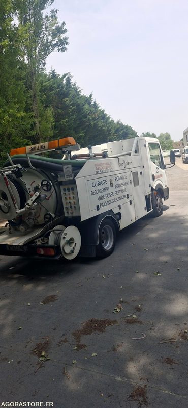 HYDROCUREUR NISSAN CABSTAR - 2008 - 105000km - AVEC TELECOMMANDE - Vidanjör: fotoğraf 3 HYDROCUREUR NISSAN CABSTAR - 2008 - 105000km - AVEC TELECOMMANDE - Vidanjör: fotoğraf 3