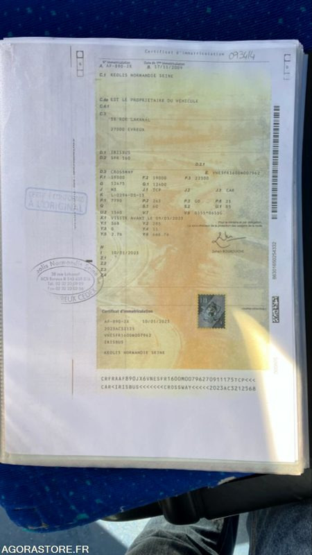 Okul otobüsü IVECO BUS CROSSWAY N°093414: fotoğraf 9 Okul otobüsü IVECO BUS CROSSWAY N°093414: fotoğraf 9