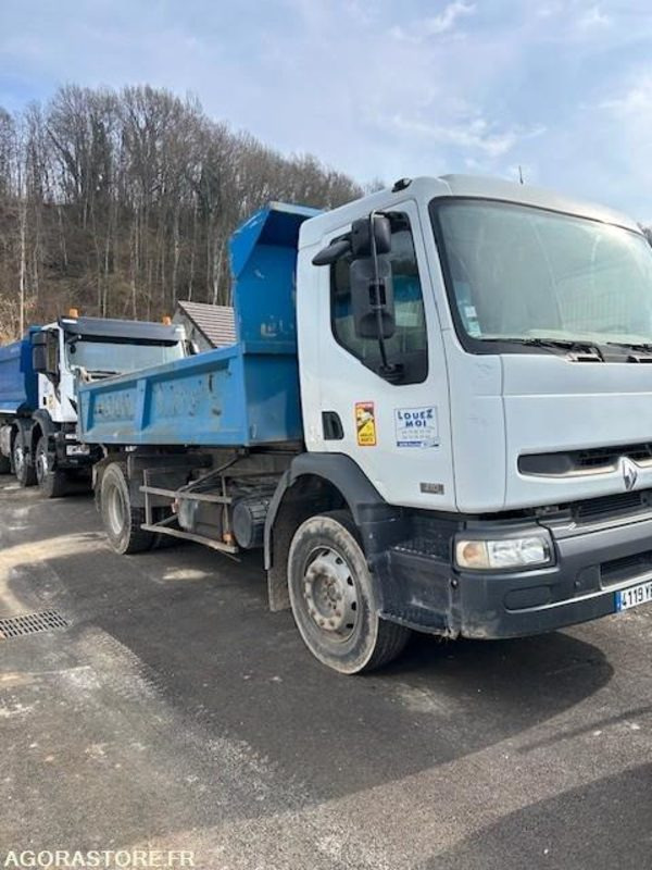 CAMION BI-BENNE RENAULT PREMIUM 270 DCI 420 000 KM 2002 - Kamyon: fotoğraf 1 CAMION BI-BENNE RENAULT PREMIUM 270 DCI 420 000 KM 2002 - Kamyon: fotoğraf 1