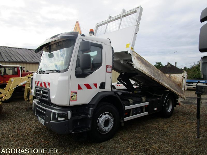 Camion Porteur Tribenne Renault D.wide 250 - 2019 - 84 750km - TRES BON ETAT - Kamyon: fotoğraf 1 Camion Porteur Tribenne Renault D.wide 250 - 2019 - 84 750km - TRES BON ETAT - Kamyon: fotoğraf 1
