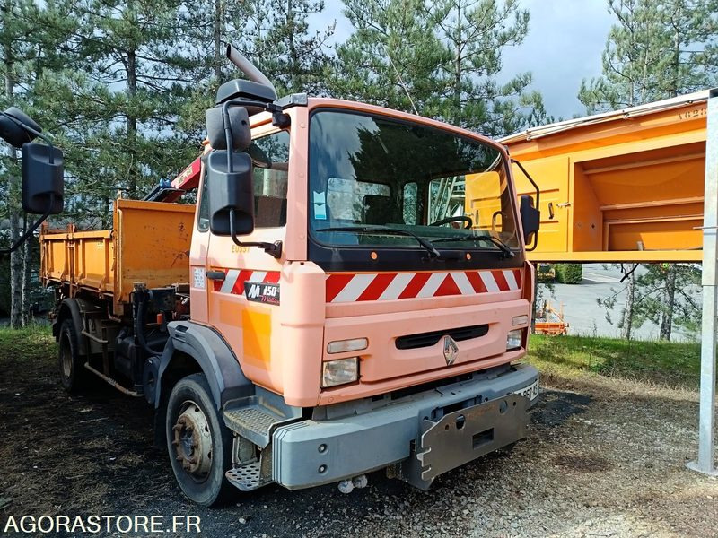 Camion Renault 16T Tribenne Grue M150/12 BC-867-AS - Kamyon: fotoğraf 2 Camion Renault 16T Tribenne Grue M150/12 BC-867-AS - Kamyon: fotoğraf 2