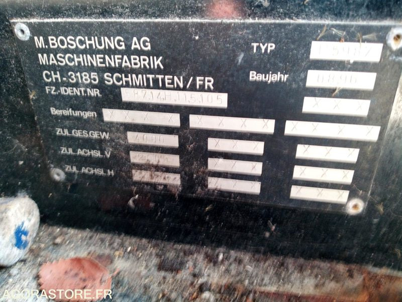 Laveuse de voirie Boshung - Yol süpürme aracı: fotoğraf 5 Laveuse de voirie Boshung - Yol süpürme aracı: fotoğraf 5