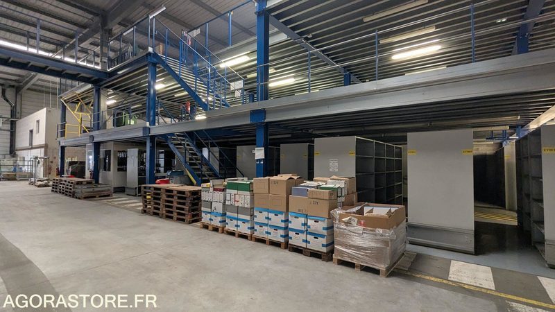 Mezzanine métallique 2 niveaux - Alet/ Ekipman: fotoğraf 1 Mezzanine métallique 2 niveaux - Alet/ Ekipman: fotoğraf 1