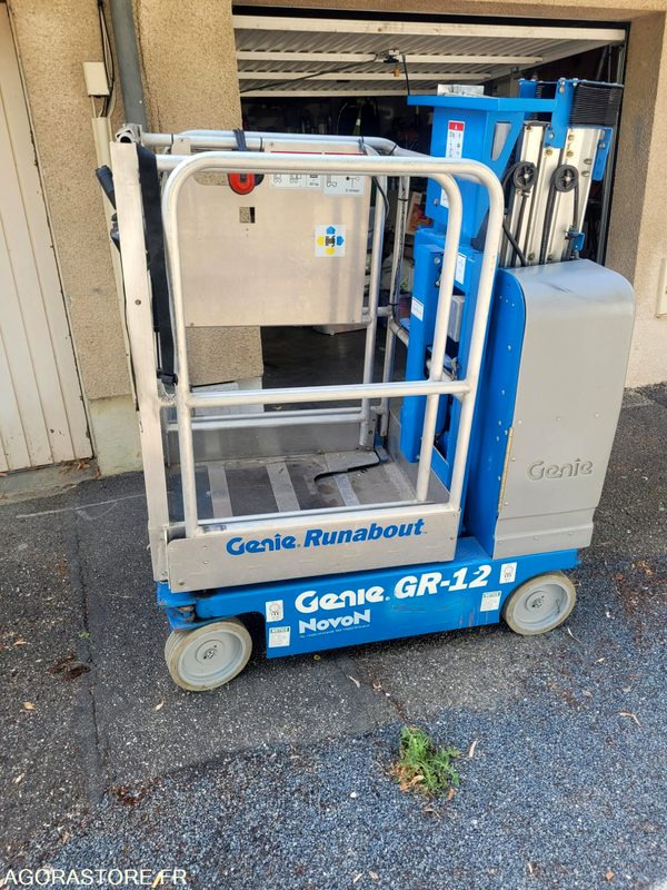 NACELLE GENIE GR12 NOVON 14 HEURES D'UTILISATION + REMORQUE 2 TONES ROUE DOLBY - Alet/ Ekipman: fotoğraf 1 NACELLE GENIE GR12 NOVON 14 HEURES D'UTILISATION + REMORQUE 2 TONES ROUE DOLBY - Alet/ Ekipman: fotoğraf 1
