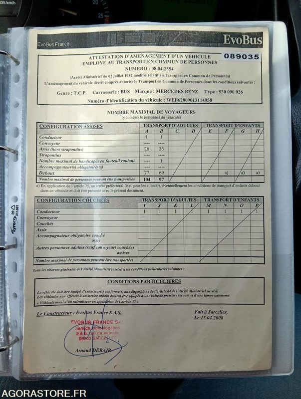 MERCEDES CITARO N°089035 - Otobüs: fotoğraf 5 MERCEDES CITARO N°089035 - Otobüs: fotoğraf 5