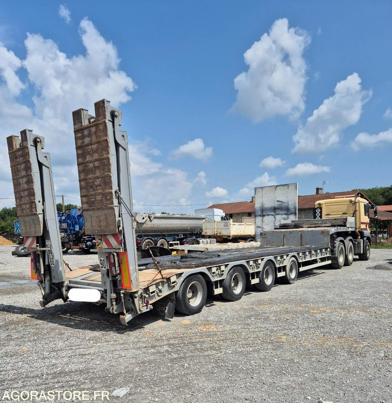 Porte engins 4 essieux - Alçak çerçeveli platform römork: fotoğraf 2 Porte engins 4 essieux - Alçak çerçeveli platform römork: fotoğraf 2