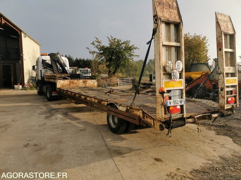 Remorque porte engin - CASTERA - 1976 - Römork: fotoğraf 1 Remorque porte engin - CASTERA - 1976 - Römork: fotoğraf 1