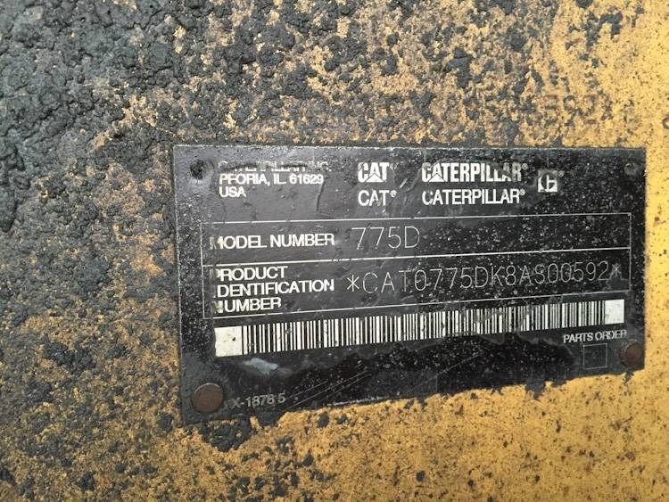 CATPILLAR 775D - Rijit kamyonu: fotoğraf 4 CATPILLAR 775D - Rijit kamyonu: fotoğraf 4
