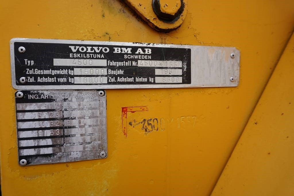 Volvo 4500 - Tekerlekli yükleyici: fotoğraf 4 Volvo 4500 - Tekerlekli yükleyici: fotoğraf 4