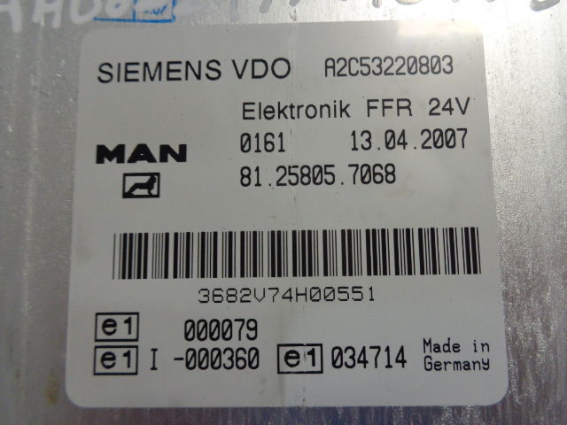 MAN TGX - Yönetim bloku - Kamyon: fotoğraf 2 MAN TGX - Yönetim bloku - Kamyon: fotoğraf 2