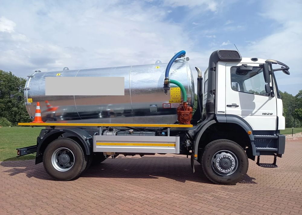 Mercedes-Benz AXOR 1829 4X4 4 WD ALLOARD - Tanker kamyon: fotoğraf 1 Mercedes-Benz AXOR 1829 4X4 4 WD ALLOARD - Tanker kamyon: fotoğraf 1