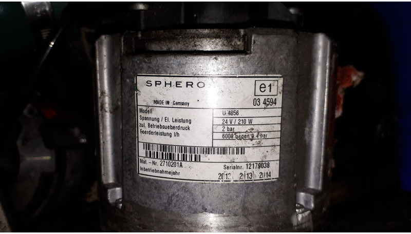 Scania Sphero U4856 - Soğutucu pompası: fotoğraf 1 Scania Sphero U4856 - Soğutucu pompası: fotoğraf 1