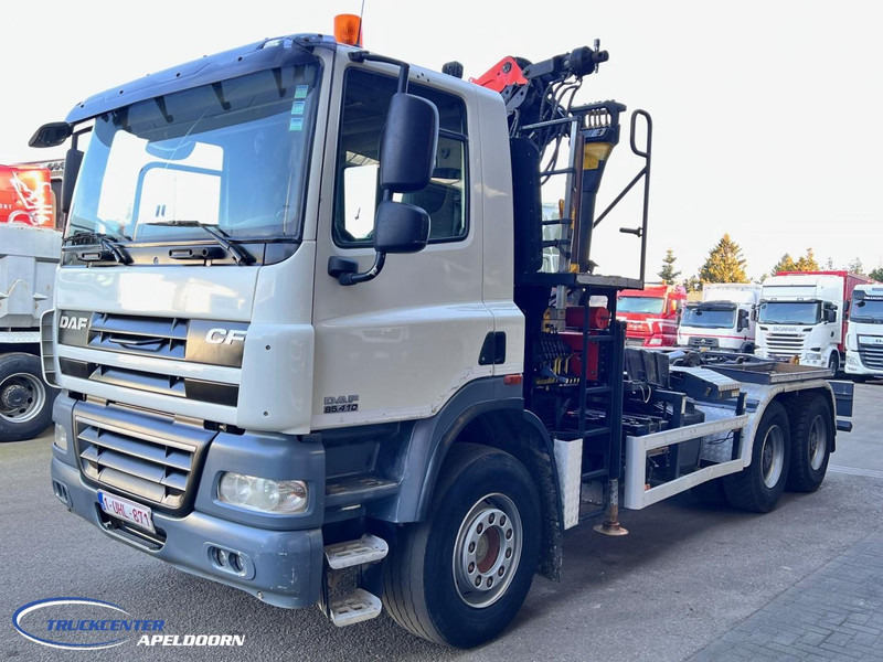 DAF CF 85.410 6x4 Bladgeveerd, Palfinger PK16001, Pallift - Kancalı yükleyici kamyon, Vinçli kamyon: fotoğraf 3 DAF CF 85.410 6x4 Bladgeveerd, Palfinger PK16001, Pallift - Kancalı yükleyici kamyon, Vinçli kamyon: fotoğraf 3