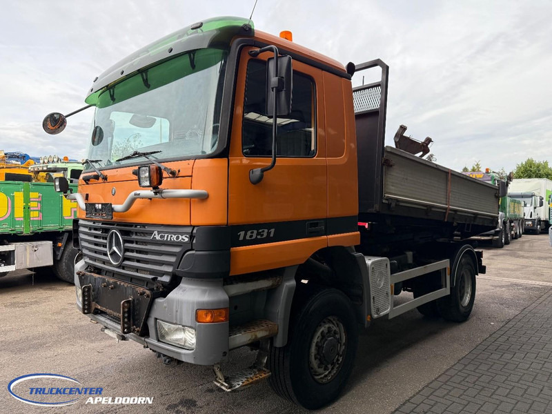Mercedes-Benz Actros 1831 4x4 Naafreductie, Bladgeveerd, EPS, Originele kilometerstand! - Damperli kamyon: fotoğraf 3 Mercedes-Benz Actros 1831 4x4 Naafreductie, Bladgeveerd, EPS, Originele kilometerstand! - Damperli kamyon: fotoğraf 3
