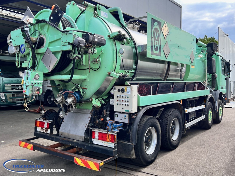 Mercedes-Benz Actros 4140 8x4, Steel springs, ADR, Inox - Vidanjör: fotoğraf 2 Mercedes-Benz Actros 4140 8x4, Steel springs, ADR, Inox - Vidanjör: fotoğraf 2