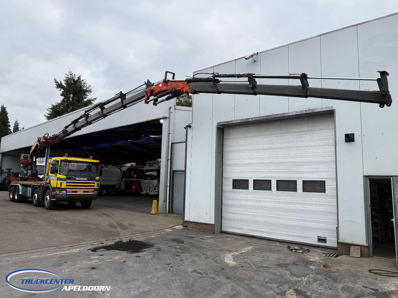 Scania P124-420 Palfinger PK 66000 + Jib, 8x4 Naafreductie, Bladgeveerd, Handgeschakeld - Vinçli kamyon: fotoğraf 1 Scania P124-420 Palfinger PK 66000 + Jib, 8x4 Naafreductie, Bladgeveerd, Handgeschakeld - Vinçli kamyon: fotoğraf 1