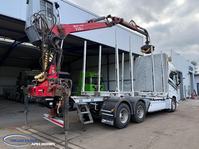 Volvo FH 650 6x4, FTG V1000X.81 laadkraan - Tomruk kamyonu, Vinçli kamyon: fotoğraf 2 Volvo FH 650 6x4, FTG V1000X.81 laadkraan - Tomruk kamyonu, Vinçli kamyon: fotoğraf 2