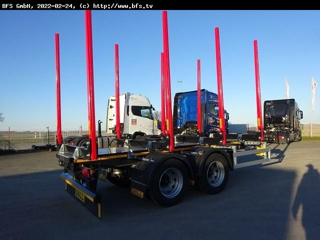 Doll Zentralachsanhänger A2T-LZ53 Tandem Kurzholz Anh - Tomruk römorku: fotoğraf 2 Doll Zentralachsanhänger A2T-LZ53 Tandem Kurzholz Anh - Tomruk römorku: fotoğraf 2