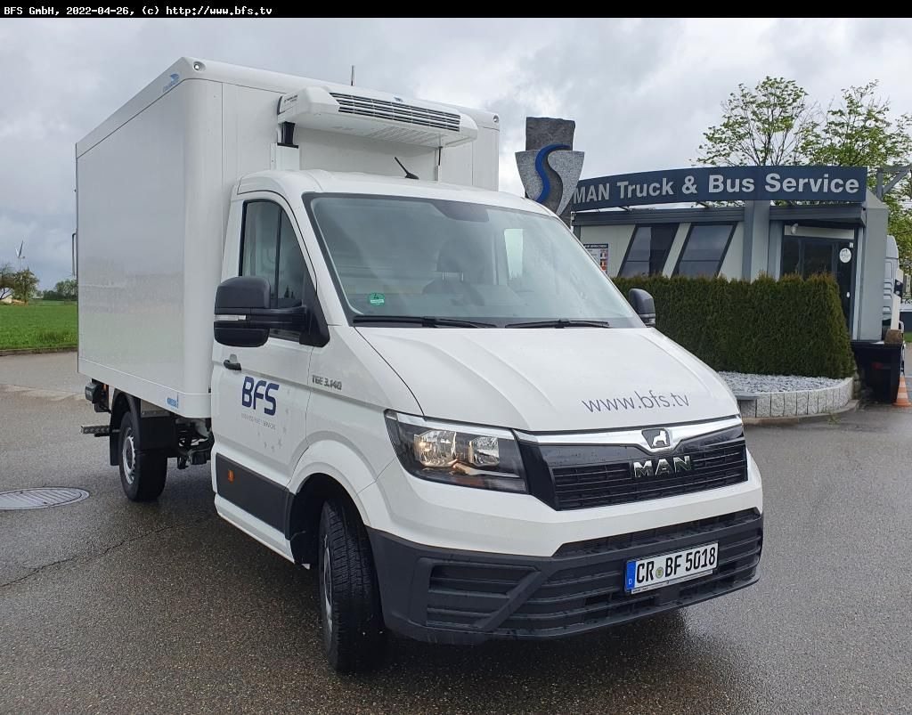 MAN TGE 3.140 4x2 F SB Kühlkoffer, FD mit LBW, Therm - Frigorifik kamyonet: fotoğraf 1 MAN TGE 3.140 4x2 F SB Kühlkoffer, FD mit LBW, Therm - Frigorifik kamyonet: fotoğraf 1