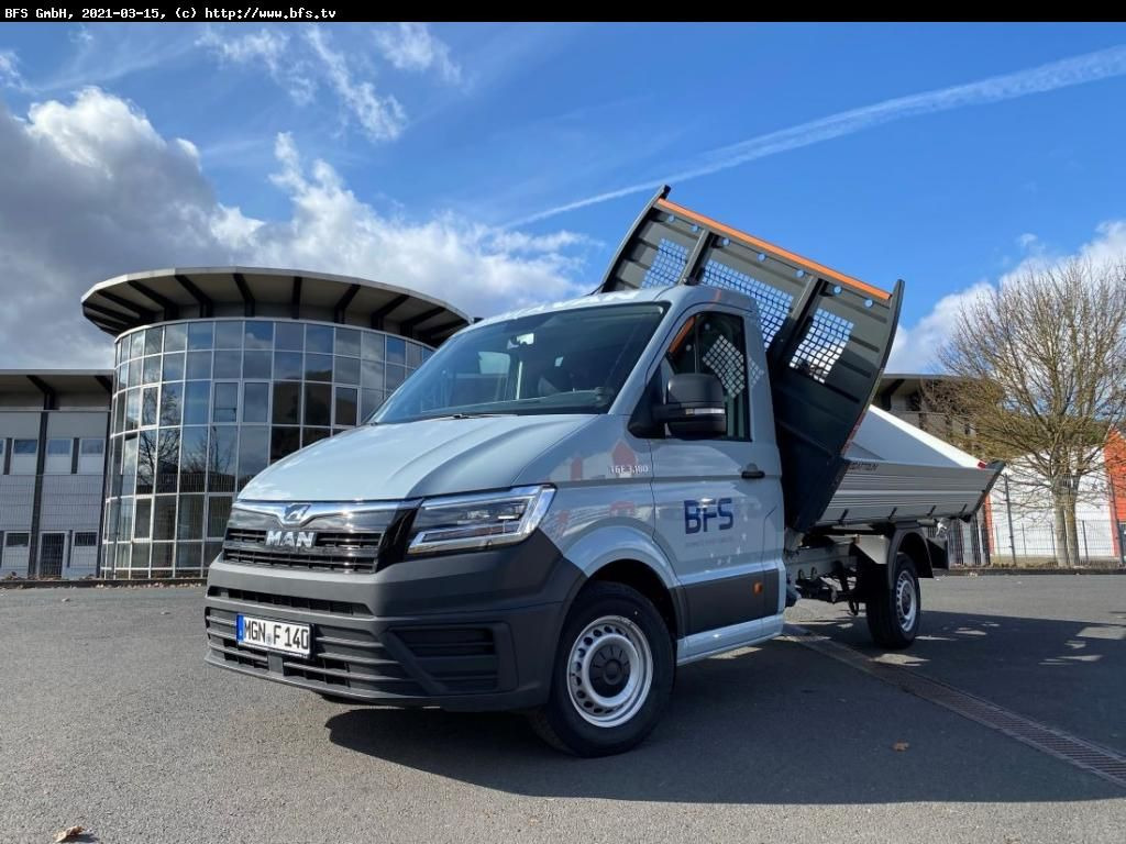 MAN TGE 3.180 4x2 F SB Dreiseitenkipper - Damperli kamyonet: fotoğraf 1 MAN TGE 3.180 4x2 F SB Dreiseitenkipper - Damperli kamyonet: fotoğraf 1