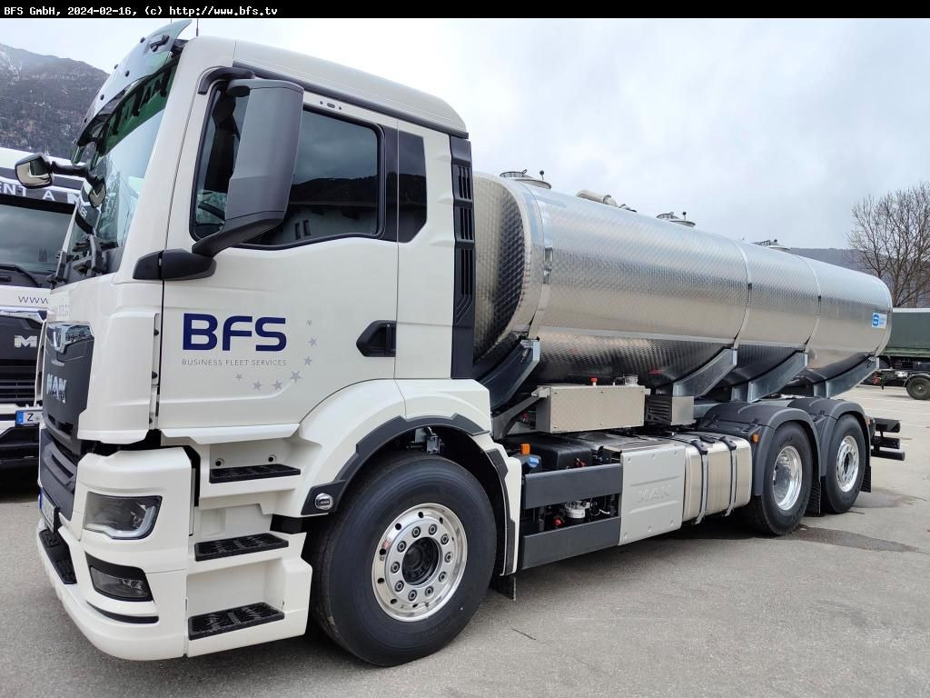MAN TGS (TG3) 26.510 6x2-4 LL CH Schwarte Jansky, Ty - Tanker kamyon: fotoğraf 4 MAN TGS (TG3) 26.510 6x2-4 LL CH Schwarte Jansky, Ty - Tanker kamyon: fotoğraf 4