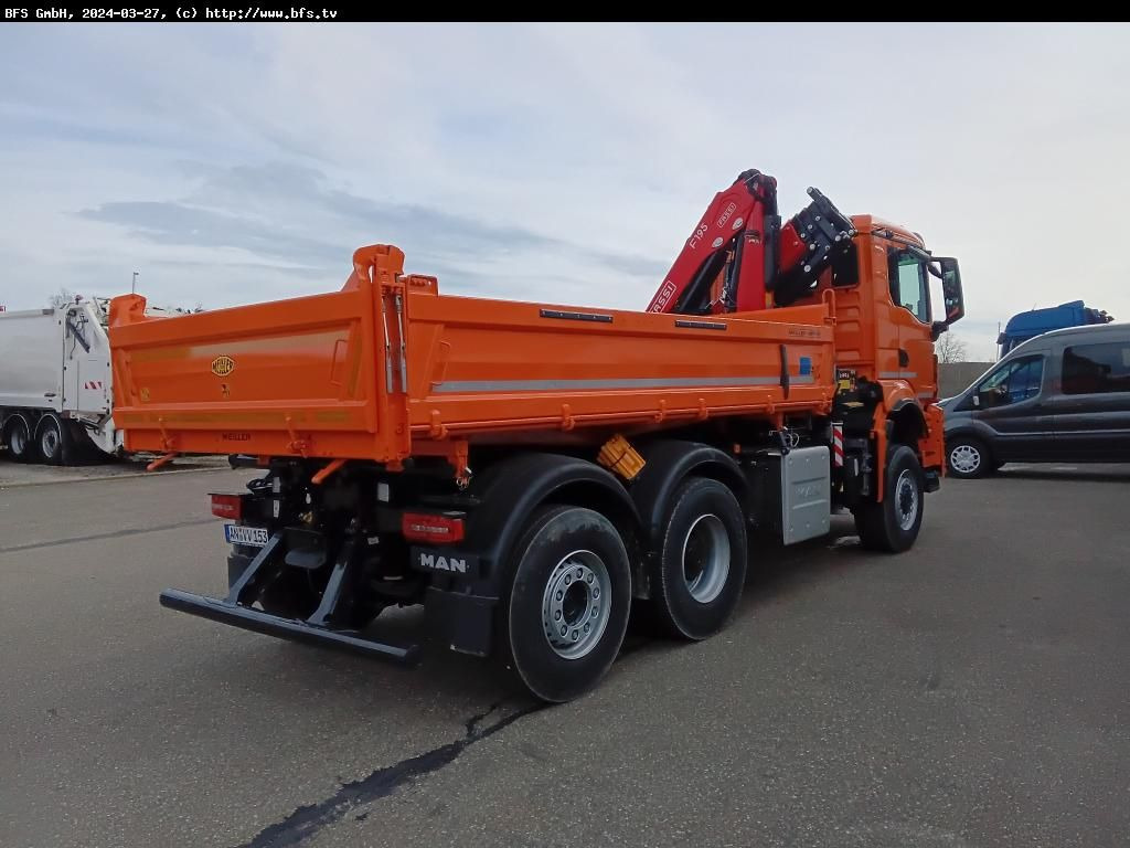 MAN TGS (TG3) 28.510 6x4-4 BL CH WiDi Fassi 15mt - Damperli kamyon: fotoğraf 2 MAN TGS (TG3) 28.510 6x4-4 BL CH WiDi Fassi 15mt - Damperli kamyon: fotoğraf 2
