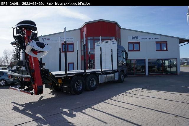 MAN TGX (TG3) 26.510 6x4 BL TG3, Plateau Aufbau - Tomruk kamyonu: fotoğraf 4 MAN TGX (TG3) 26.510 6x4 BL TG3, Plateau Aufbau - Tomruk kamyonu: fotoğraf 4