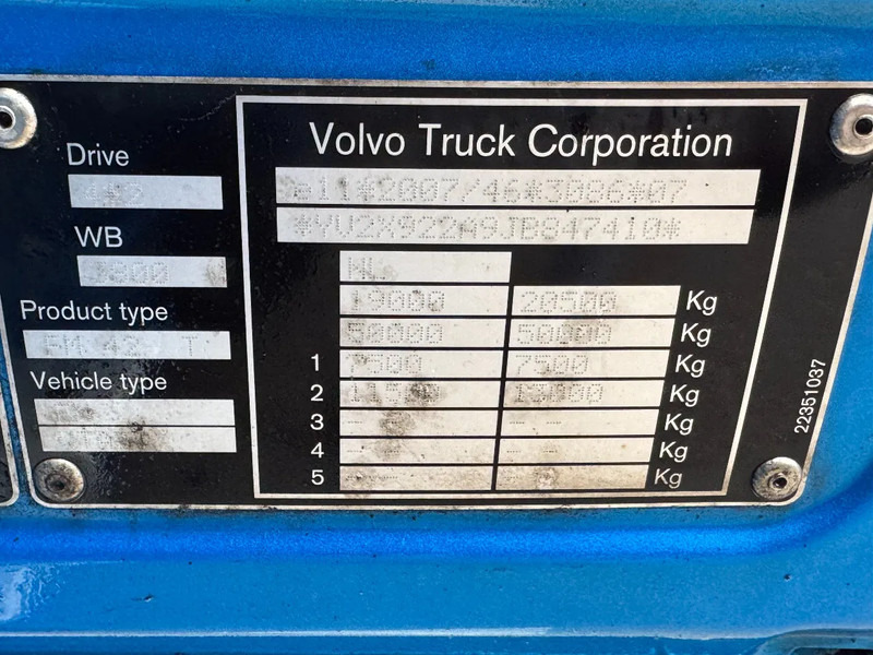 Çekici Volvo FM 370 4X2 EURO 6 SKIRTS SPOILERS I-SHIFT: fotoğraf 14