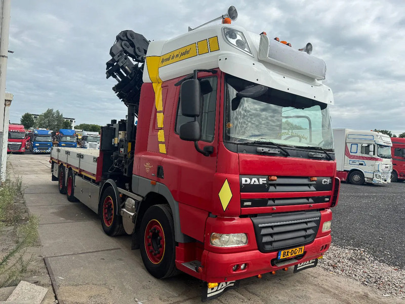 Vinçli kamyon DAF CF 85.460 8X2 HIAB 477E-7 + JIB 75X + REMOTE CONTROL: fotoğraf 10