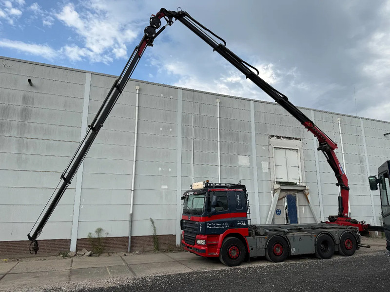 DAF CF 85.460 8X2 + YEAR 2016 HMF CRANE 2620-K4 + FLYJIB + WINCH + REMOTE - Kablo sistemli kamyon, Vinçli kamyon: fotoğraf 5 DAF CF 85.460 8X2 + YEAR 2016 HMF CRANE 2620-K4 + FLYJIB + WINCH + REMOTE - Kablo sistemli kamyon, Vinçli kamyon: fotoğraf 5