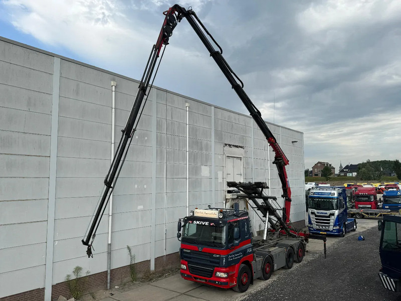 DAF CF 85.460 8X2 + YEAR 2016 HMF CRANE 2620-K4 + FLYJIB + WINCH + REMOTE - Kablo sistemli kamyon, Vinçli kamyon: fotoğraf 2 DAF CF 85.460 8X2 + YEAR 2016 HMF CRANE 2620-K4 + FLYJIB + WINCH + REMOTE - Kablo sistemli kamyon, Vinçli kamyon: fotoğraf 2