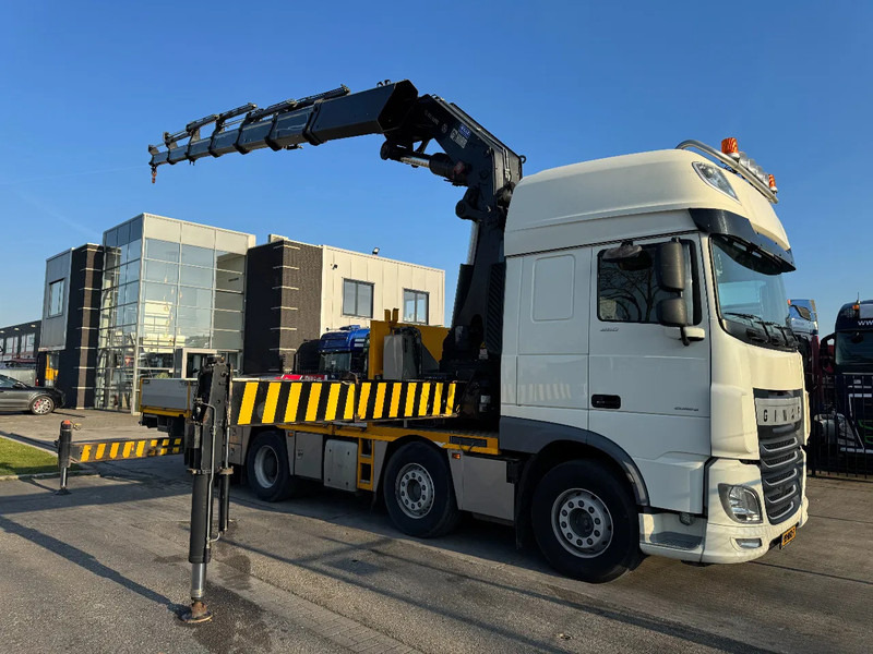 DAF XF 460 8X2 - EURO 6 + HIAB 855 EP-6 + REMOTE + STEERING AXLE - Vinçli kamyon: fotoğraf 2 DAF XF 460 8X2 - EURO 6 + HIAB 855 EP-6 + REMOTE + STEERING AXLE - Vinçli kamyon: fotoğraf 2